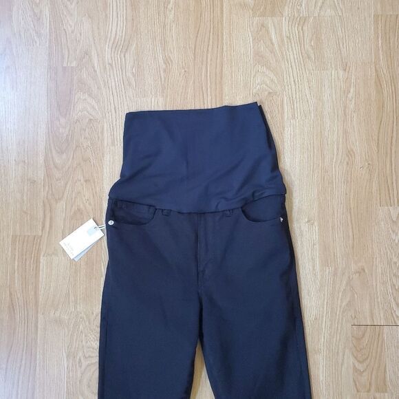 Good American Maternity Good Legs Cropped Jeans sz 25x27=0 - Picture 3 of 11
